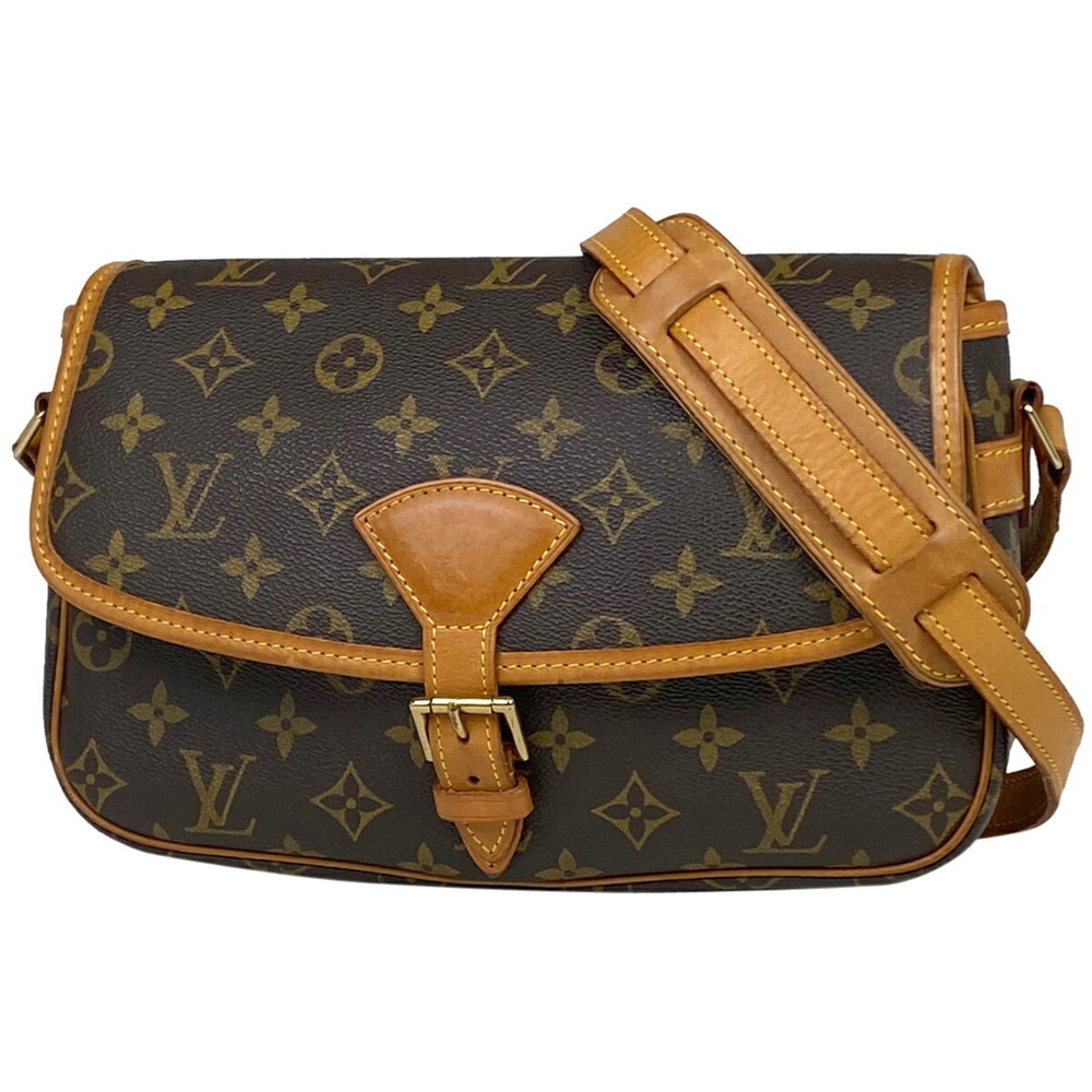 Louis Vuitton Sologne Shoulder Bag Monogram Brown